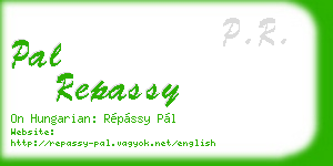 pal repassy business card